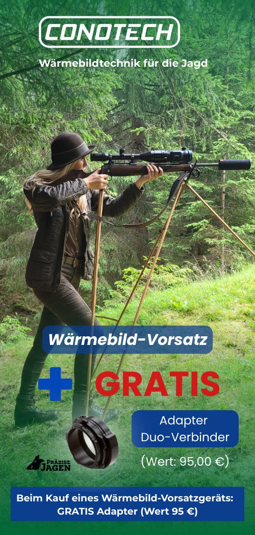 Conotech Avata 335 LIIR mit Entfernungsmesser | GRATIS Adapter Duo-Verbinder | Wärmebild-Vorsatzgerät