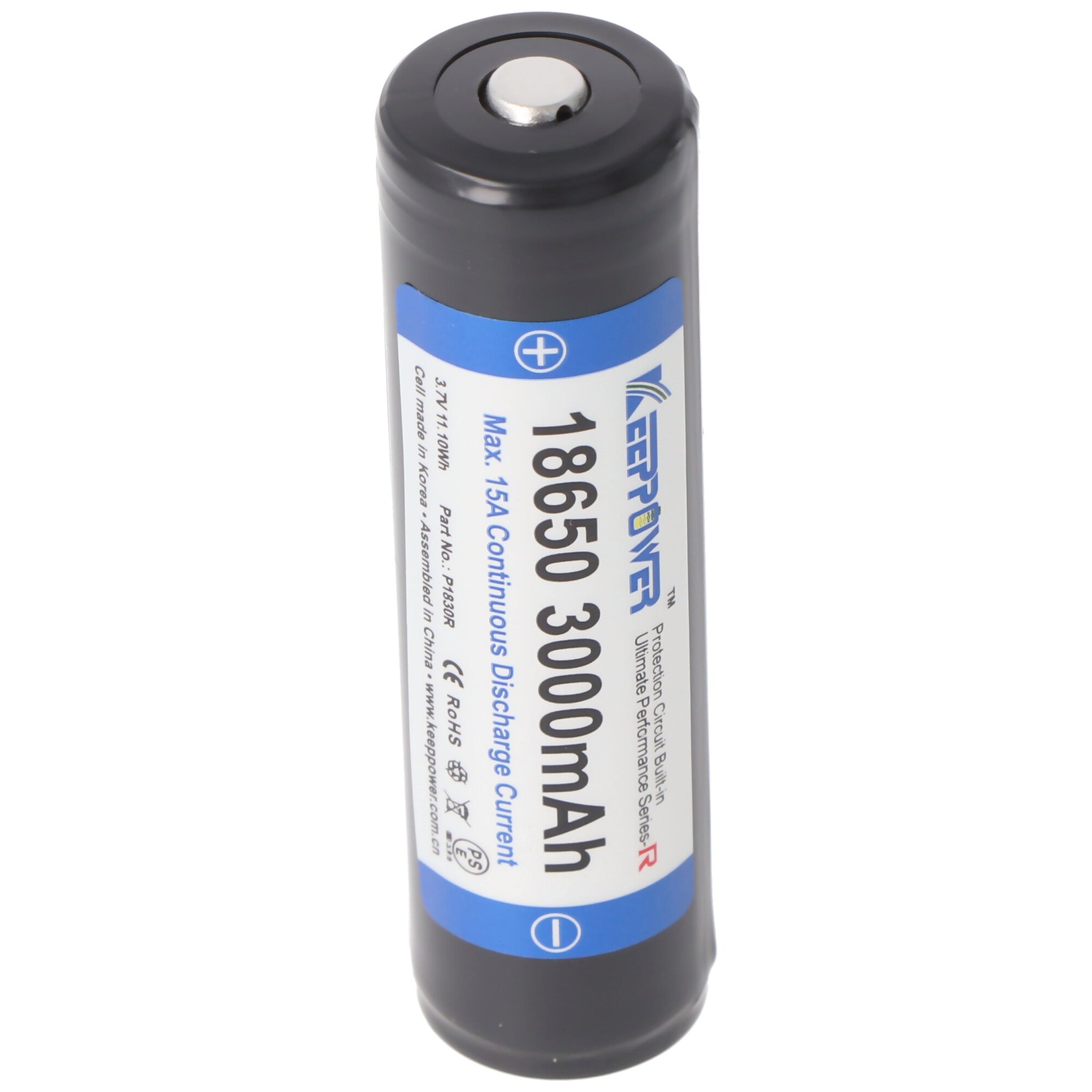 Keep Power 18650 3000mAh für: TD50L Aufheller (IR) und Vagon 335LRF / Vagon 650LRF